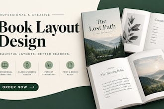 do layout design and format professionally