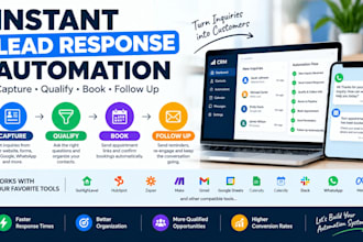 build an instant lead response and follow up automation