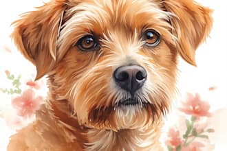 draw your pet in watercolor