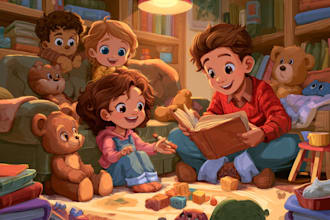 magic children book illustrations for you
