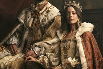 do amazing royal family, royal couple portrait