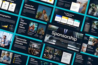 design sponsorship deck keynote slide deck event conference presentation