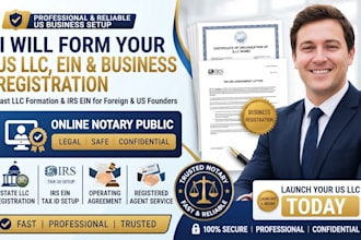 form your US llc, ein, and handle business registration
