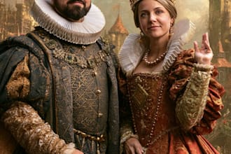 do amazing royal family, royal couple portrait