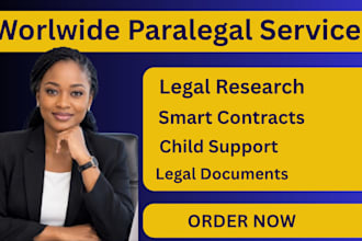 draft US legal documents as a paralegal