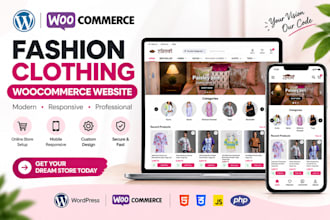 build a fashion clothing woocommerce website