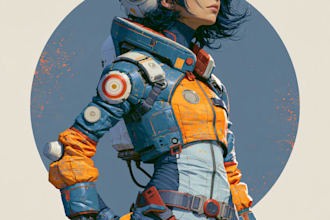 draw sci fi illustration and sci fi sci fi illustration