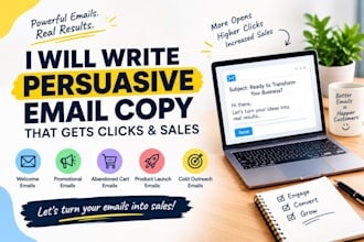 write engaging and persuasive email copy