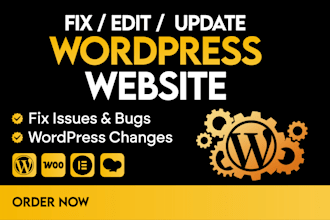 customize, modify, debug or fix wordpress website issues fast