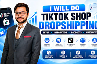 do tiktok dropshipping shop setup and tiktok shop integration