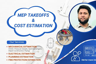 do mechanical shop, oil depot ,plant construction  estimation