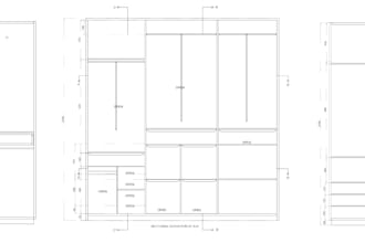 draft  architectural floor plans and working drawings