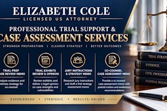 provide co counsel case assessment memo with pretrial evidentiary recommendation