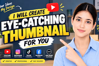 design the best youtube thumbnail