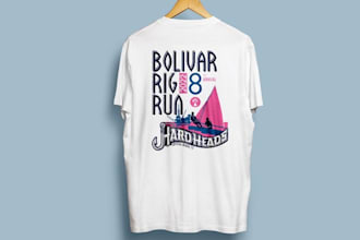 design exciting t shirt annual sailing event logo