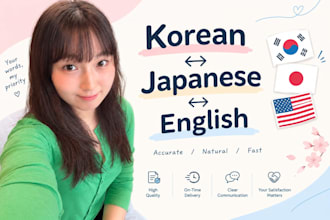 translate and localize korean japanese english