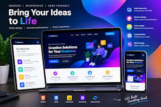 build a modern professional website