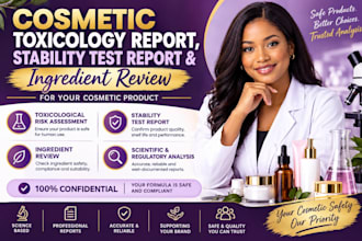 do toxicology report stability test report ingredient review for cometic product