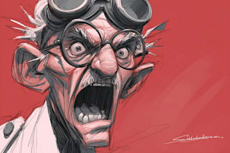 draw political cartoons illustrations