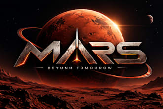 design a unique mars, space, planet, or futuristic logo