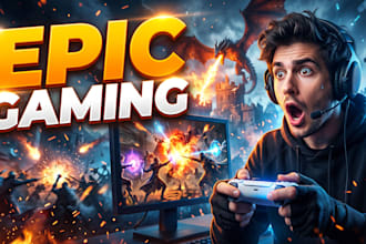 design professional youtube and facebook thumbnails