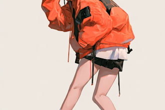 draw a beautiful anime character for you