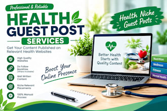 do guest posting on health with do follow backlinks