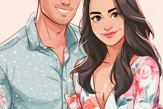 couple and portrait photos