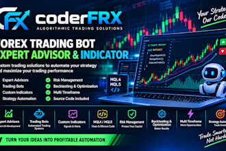 develop custom forex trading bot expert advisor and indicator
