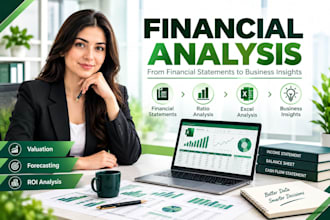 perform financial statement and ratio analysis in excel