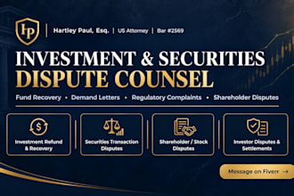 evaluate and draft legal claims for securities transaction disputes