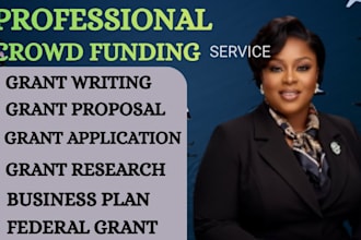 provide professional grant writing, research suitable