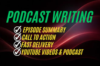 write engaging history podcast scripts