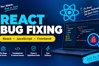 fix react javascript bugs and frontend issues