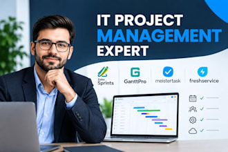setup IT project management zoho sprints ganttpro meistertask freshservice