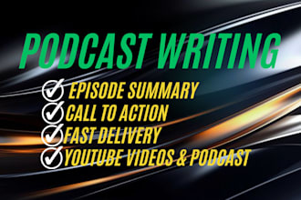 create SEO optimized podcast show notes to grow audience