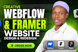 do framer website, webflow website, framer landing page as webflow develo