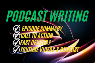 write your podcast show notes for SEO
