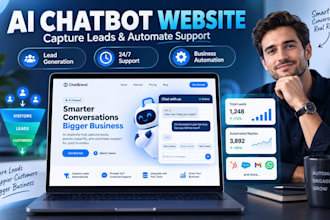 build an ai chatbot website to capture leads and automate support