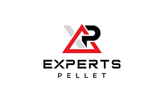 design modern specialized pellet stove repair maintenance logo