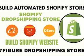 build shopify store shopify dropshipping via aliexpress alibaba dropified dsers