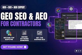 do GEO SEO aeo for contractors to improve ai search visibility local business