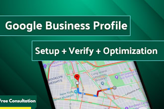 set up google business profile for local SEO, gbp optimization and gbp ranking