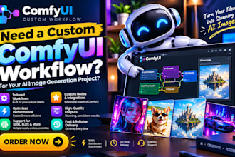 design custom comfy ui workflows for flux and sdxl