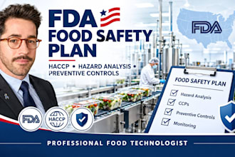 create your fda food safety plan, haccp, preventive controls and hazard analysis