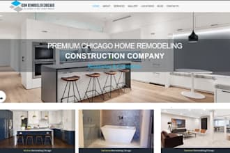 design general contracting website remodeling construction website