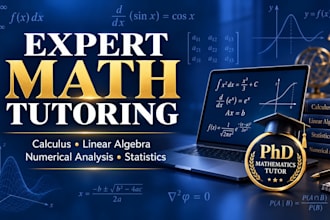 tutor calculus, linear algebra and statistics