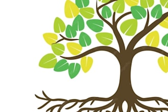 do modern tree logo design