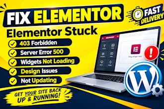 be your wordpress help fix broken wordpress error websites elementor not loading