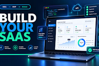 develop your web app or saas mvp